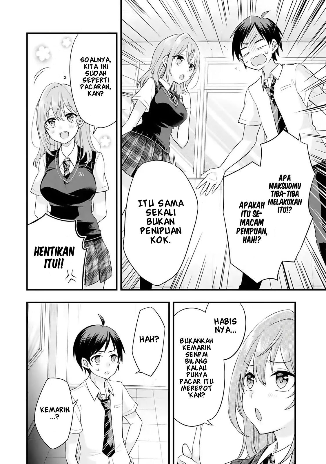 Tomodachi no Imouto ga Ore ni Dake Uzai Chapter 01.2 Bahasa Indonesia